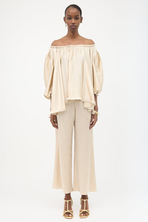 Gianluca Capannolo Silk Satin Top