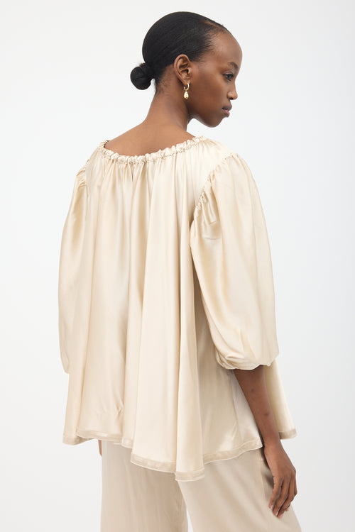 Gianluca Capannolo Silk Satin Top