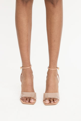 Gianvito Rossi Patent Leather Cosmic Heeled Mule