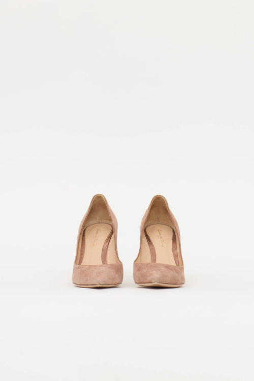 Gianvito Rossi Praline Suede Pump