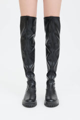Gianvito Rossi Mardsen Leather Knee High Boot