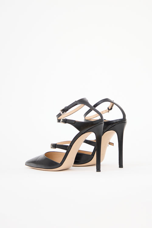 Gianvito Rossi Leather Carey Heel