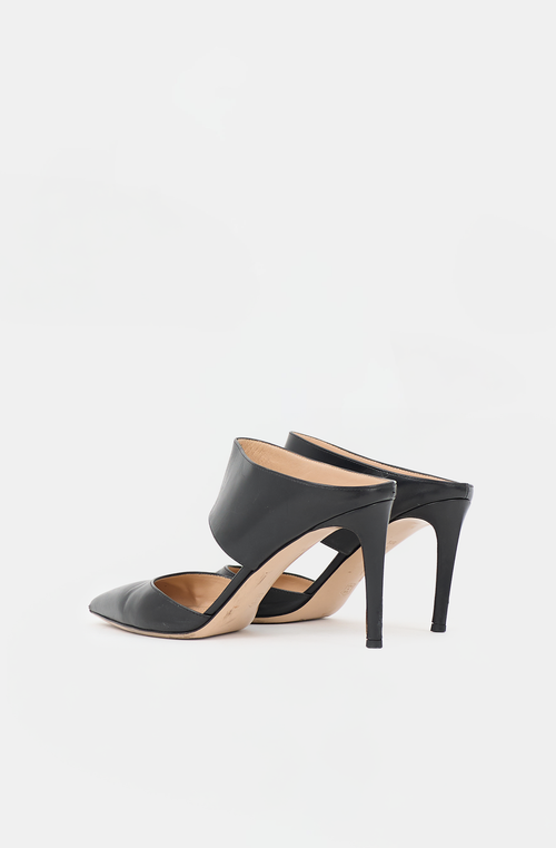 Gianvito Rossi Leather Cutout Mule