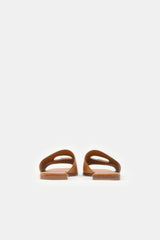 Gianvito Rossi Leather Ribbon Slide