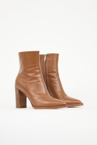 Gianvito Rossi Leather River 85 Boot