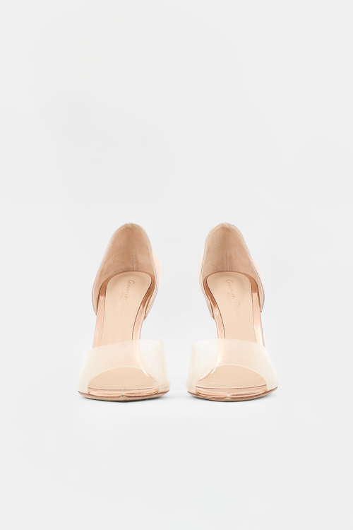 Gianvito Rossi Leather & PVC Bree Pump