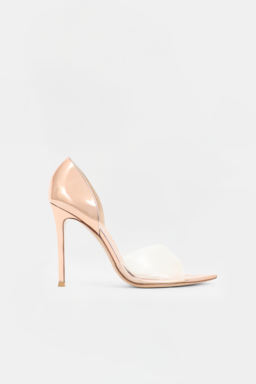 Gianvito Rossi Leather & PVC Bree Pump