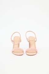 Gianvito Rossi Suede Ankle Strap Sandal