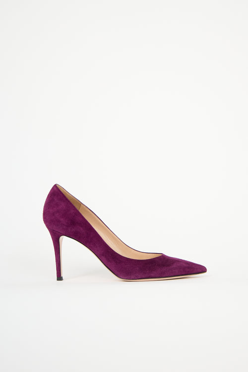 Gianvito Rossi Suede Gianvito Pump