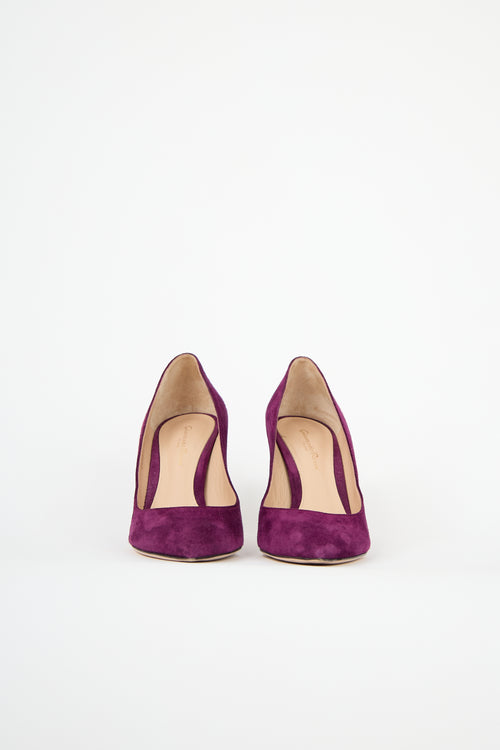 Gianvito Rossi Suede Gianvito Pump