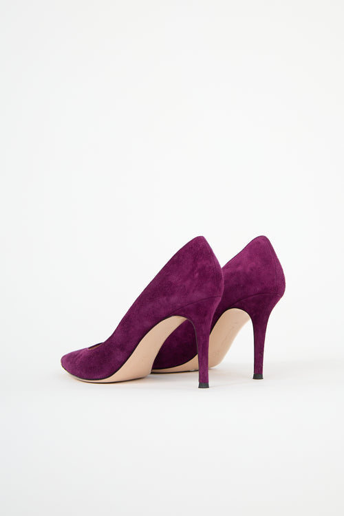 Gianvito Rossi Suede Gianvito Pump