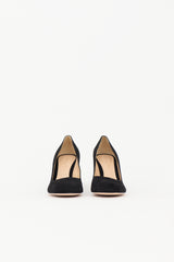 Gianvito Rossi Suede Piper Pump