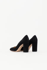 Gianvito Rossi Suede Piper Pump