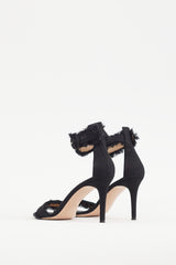 Gianvito Rossi Black Denim Lola Heel
