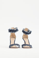 Gianvito Rossi Blue Denim Lola Heel