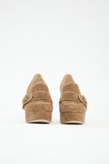 Gianvito Rossi Corduroy Leon Platform Loafer