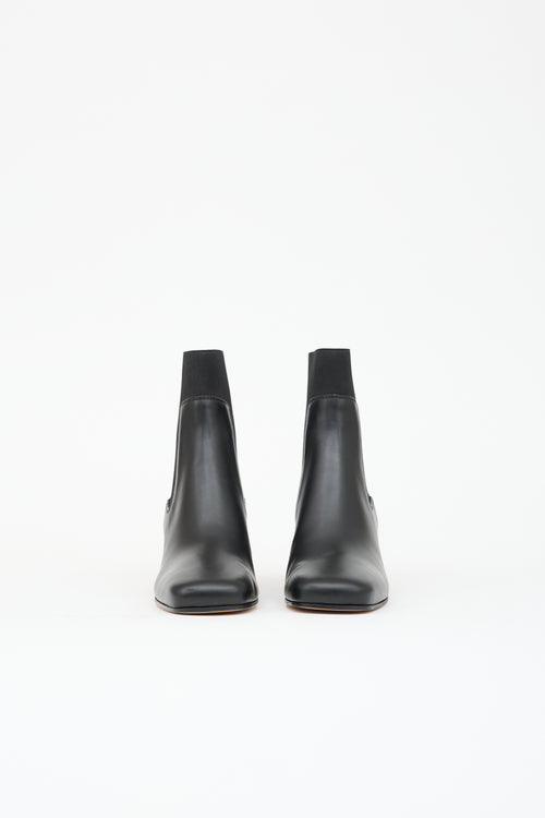 Gucci Leather Web Western Boot