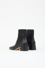 Gucci Leather Web Western Boot