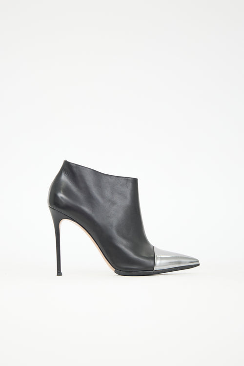 Gianvito Rossi Leather Cap Toe Boot