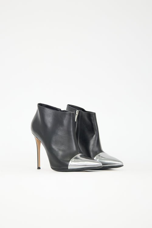 Gianvito Rossi Leather Cap Toe Boot