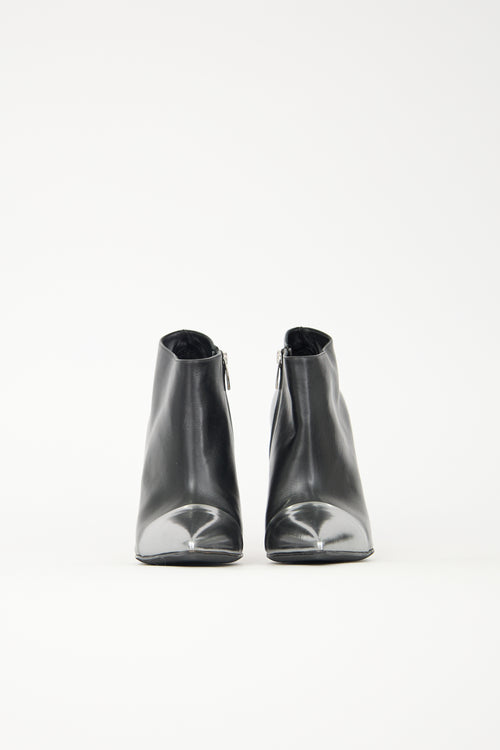 Gianvito Rossi Leather Cap Toe Boot