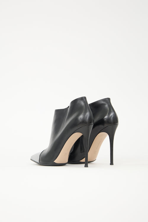 Gianvito Rossi Leather Cap Toe Boot