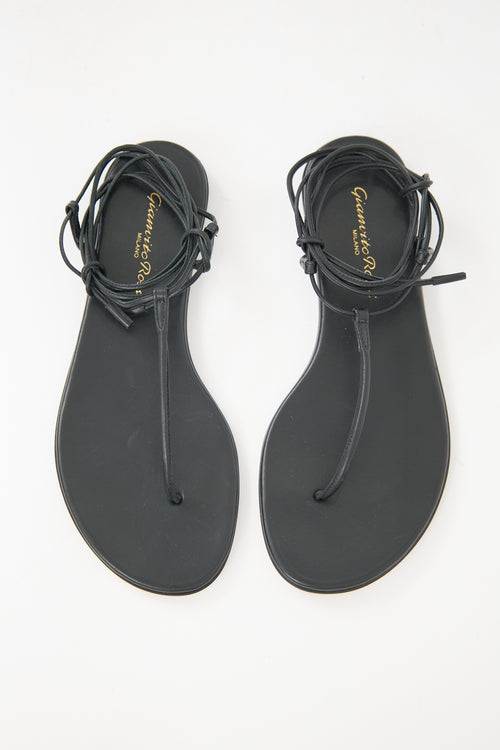 Gianvito Rossi Leather Gwyneth Sandal