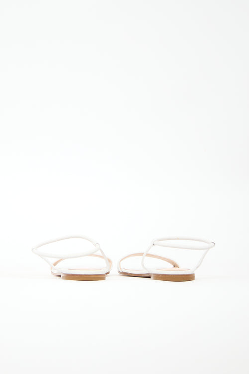 Gianvito Rossi Leather Jaime Sandal