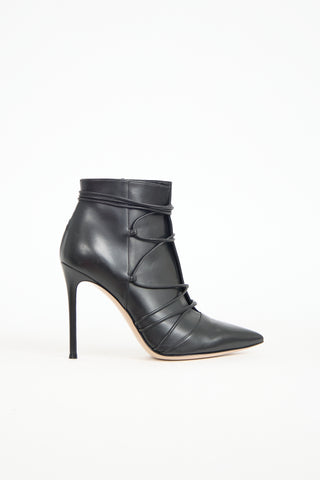 Gianvito Rossi Leather Lace Up Boot