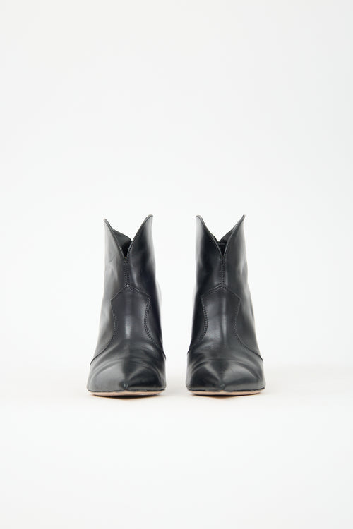 Gianvito Rossi Leather Mable Ankle Boot