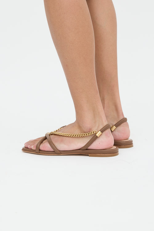 Gianvito Rossi Leather Minerva Sandal