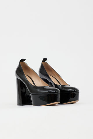 Gianvito Rossi Leather Platform  Pump