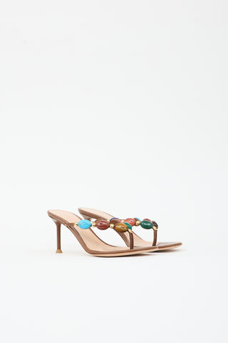 Gianvito Rossi Leather Shanti Sandal