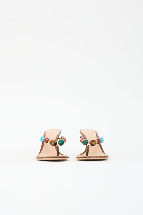 Gianvito Rossi Leather Shanti Sandal
