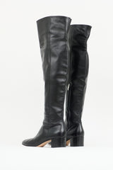 Gianvito Rossi Leather Thigh High Boot