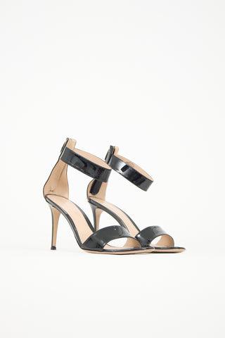 Gianvito Rossi Patent Ankle Strap  Sandals