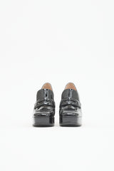 Gianvito Rossi Patent Penny Loafer Pump