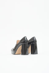 Gianvito Rossi Patent Penny Loafer Pump