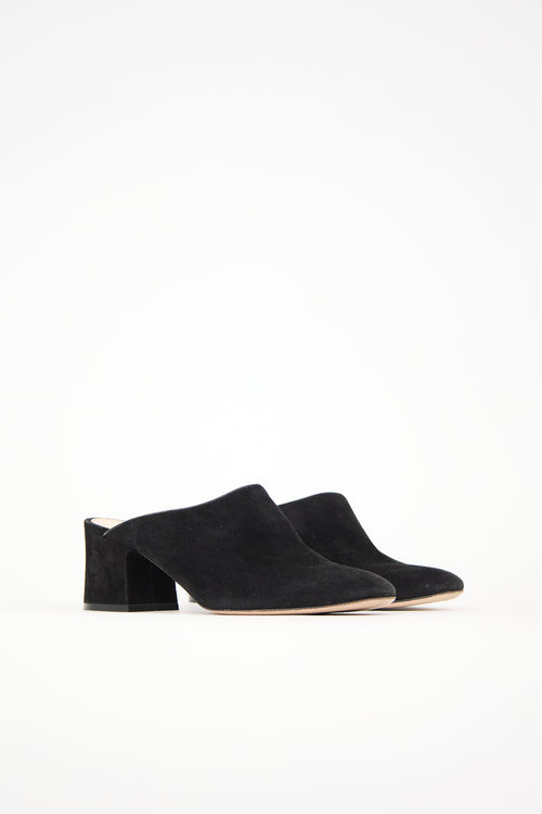 Gianvito Rossi Suede Mule