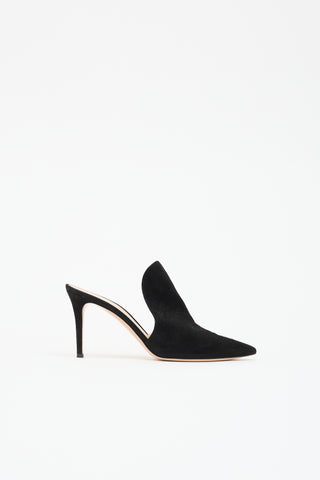 Gianvito Rossi Suede Aramis Mule
