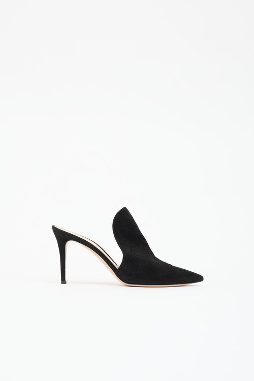Gianvito Rossi Suede Aramis Mule