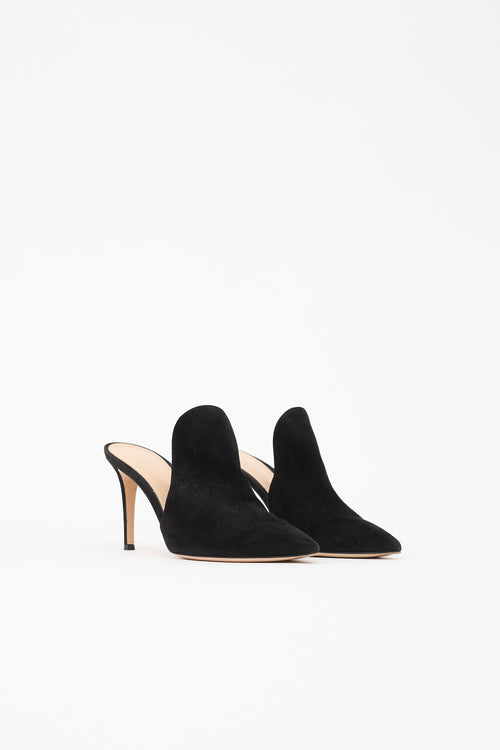 Gianvito Rossi Suede Aramis Mule
