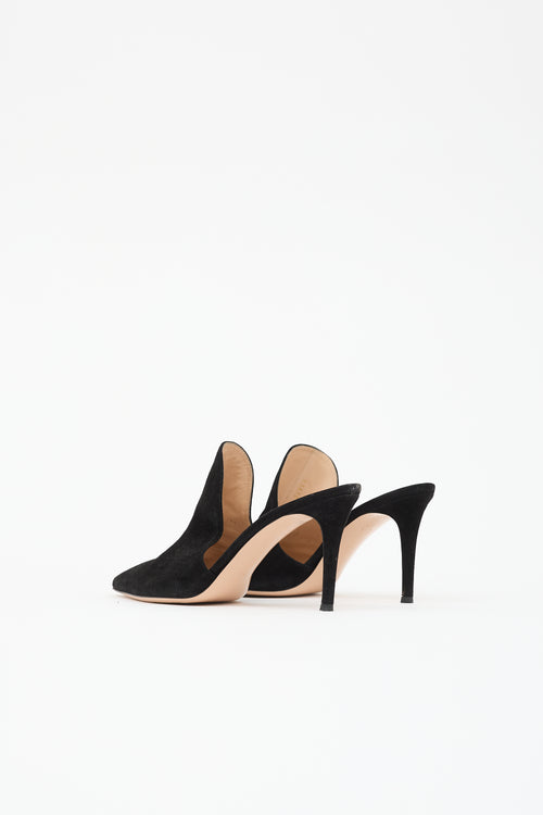 Gianvito Rossi Suede Aramis Mule