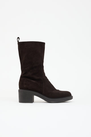 Gianvito Rossi Suede Exton Boot