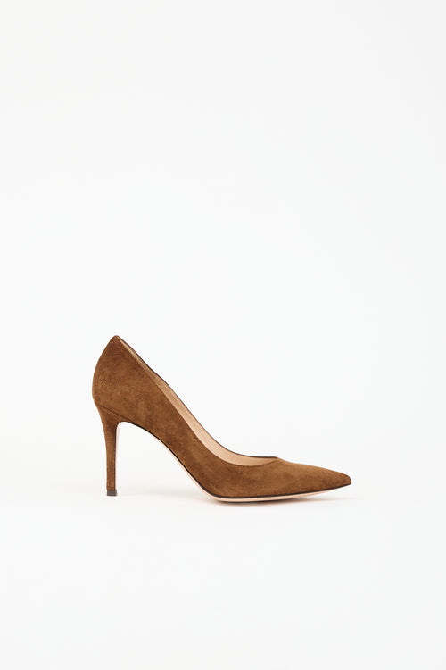 Gianvito Rossi Suede Gianvito Pump