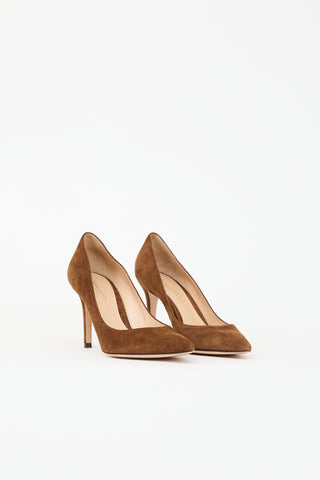 Gianvito Rossi Suede Gianvito Pump