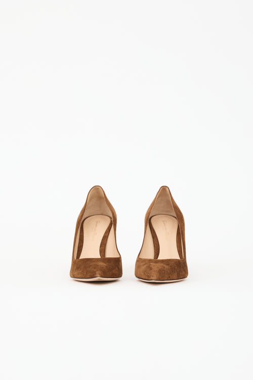 Gianvito Rossi Suede Gianvito Pump
