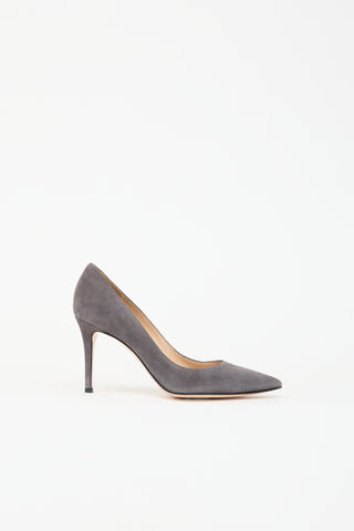 Gianvito Rossi Suede Gianvito Pump