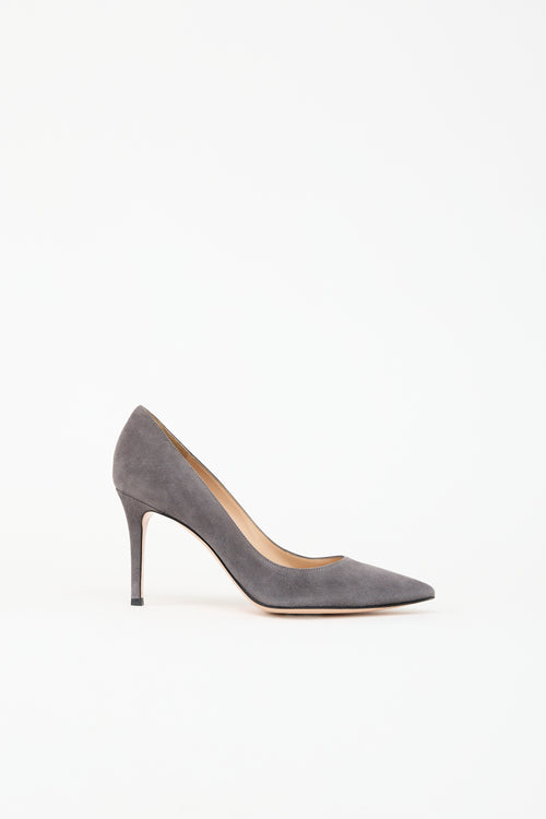 Gianvito Rossi Suede Gianvito Pump