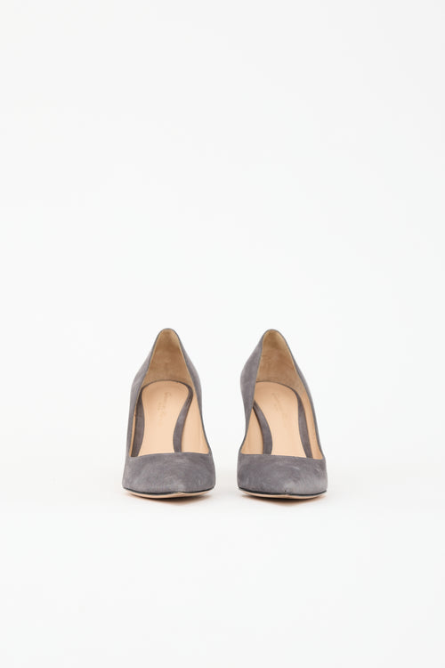Gianvito Rossi Suede Gianvito Pump